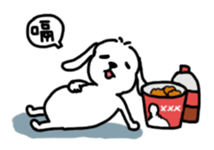 Maltese Puppy Little White sticker #2099486