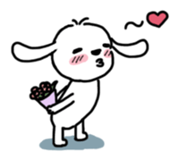 Maltese Puppy Little White sticker #2099489