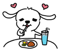 Maltese Puppy Little White sticker #2099494