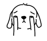 Maltese Puppy Little White sticker #2099512