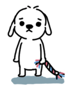 Maltese Puppy Little White sticker #2099515