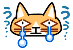 Bad eyed cat sticker #2099958