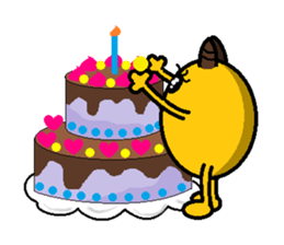 ox horn eggs(Blessing articles) sticker #2099993