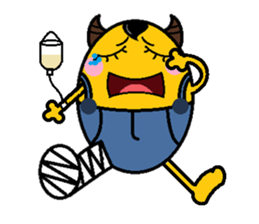 ox horn eggs(Blessing articles) sticker #2100006