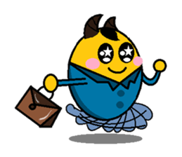 ox horn eggs(Blessing articles) sticker #2100014