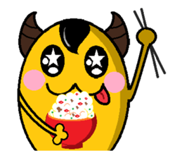 ox horn eggs(Blessing articles) sticker #2100016