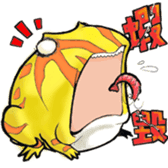 Golden Horned Frog-"curry" sticker #2100022