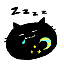 Black Cat Chantilly sticker #2100149