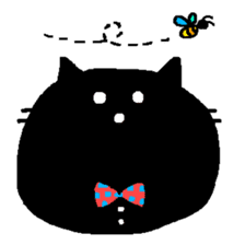 Black Cat Chantilly sticker #2100170