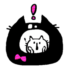 Black Cat Chantilly sticker #2100172