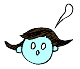 The cute girl in Nagoya sticker #2100922