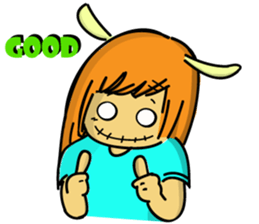 Mucle Rabbit sticker #2101289