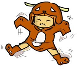 Mucle Rabbit sticker #2101290