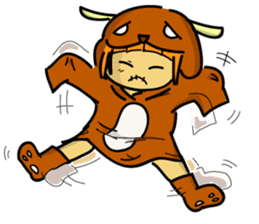 Mucle Rabbit sticker #2101290