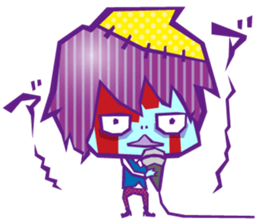 YURU Zombies Rock sticker #2101307