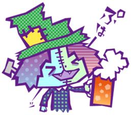 YURU Zombies Rock sticker #2101312