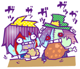 YURU Zombies Rock sticker #2101335