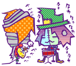 YURU Zombies Rock sticker #2101336