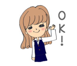 Fuwari-Healing type of office worker- sticker #2101501