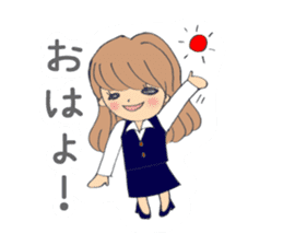 Fuwari-Healing type of office worker- sticker #2101511