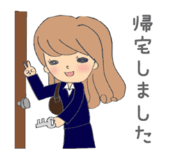 Fuwari-Healing type of office worker- sticker #2101513