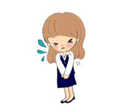 Fuwari-Healing type of office worker- sticker #2101523