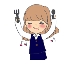 Fuwari-Healing type of office worker- sticker #2101534