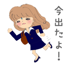 Fuwari-Healing type of office worker- sticker #2101538
