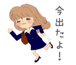 Fuwari-Healing type of office worker- sticker #2101538