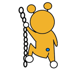 Climbing scene sticker sticker #2101754