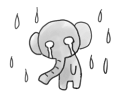 Boy elephant sticker #2102348