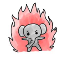 Boy elephant sticker #2102349