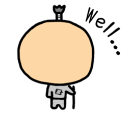 mame samurai (English version) sticker #2102545