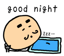 mame samurai (English version) sticker #2102559