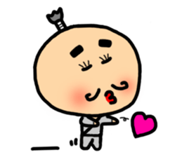 mame samurai (English version) sticker #2102562