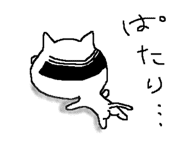 middle-aged cat sticker #2104014