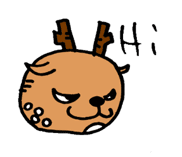 Speaking Deers! - in English - sticker #2104181