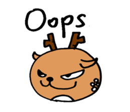 Speaking Deers! - in English - sticker #2104184