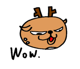 Speaking Deers! - in English - sticker #2104185