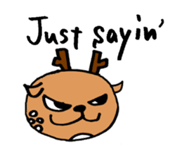 Speaking Deers! - in English - sticker #2104186