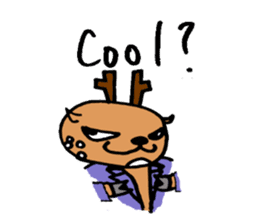 Speaking Deers! - in English - sticker #2104189