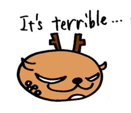 Speaking Deers! - in English - sticker #2104194