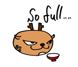 Speaking Deers! - in English - sticker #2104195