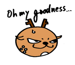 Speaking Deers! - in English - sticker #2104197