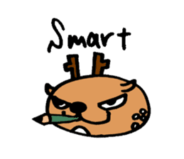 Speaking Deers! - in English - sticker #2104200