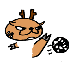 Speaking Deers! - in English - sticker #2104206