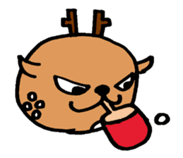 Speaking Deers! - in English - sticker #2104209