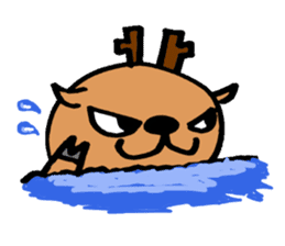 Speaking Deers! - in English - sticker #2104211