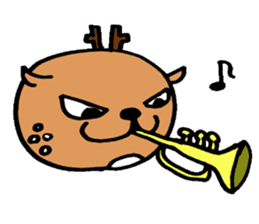 Speaking Deers! - in English - sticker #2104213