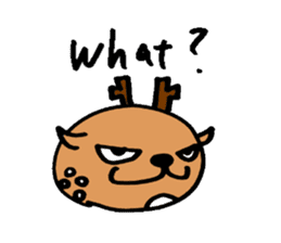 Speaking Deers! - in English - sticker #2104216